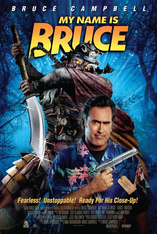the movie poster: My Name Is Bruce (2008)