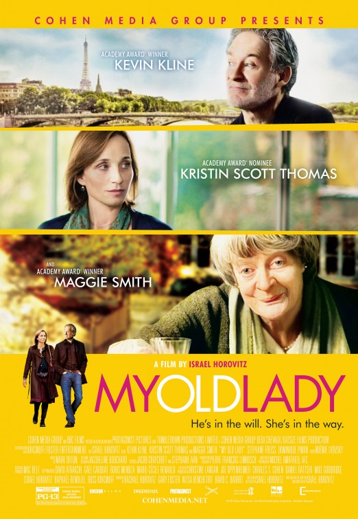 1000 piece jigsaw puzzle for the movie poster: My Old Lady (2014)