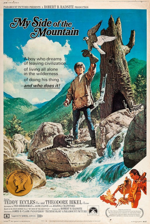 1000 piece jigsaw puzzle for the movie poster: My Side of the Mountain (1969)