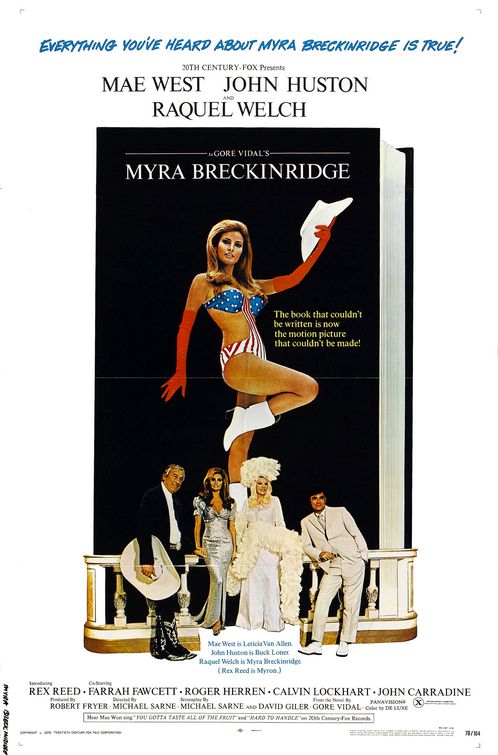 the movie poster: Myra Breckinridge (1970)