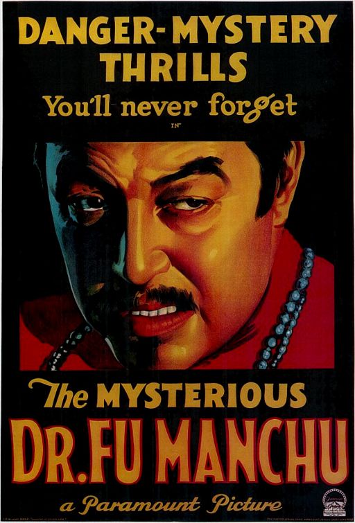the movie poster: The Mysterious Dr. Fu Manchu (1929)
