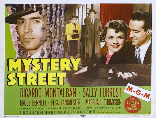 the movie poster: Mystery Street (1950) ver3