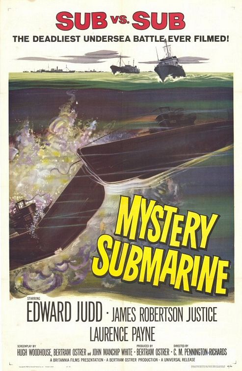 the movie poster: Mystery Submarine (1963)