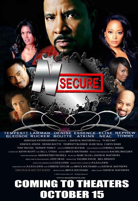 1000 piece jigsaw puzzle for the movie poster: N-Secure (2010)