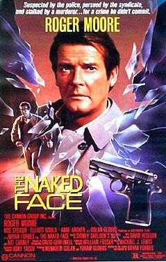 the movie poster: The Naked Face (1985)