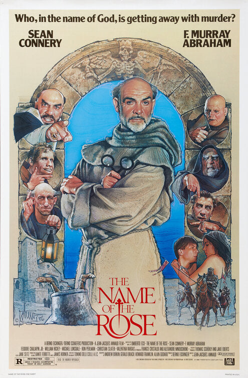 the movie poster: The Name of the Rose (1986)