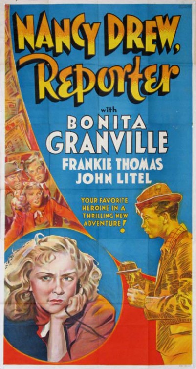 1000 piece jigsaw puzzle for the movie poster: Nancy Drew... Reporter (1939)