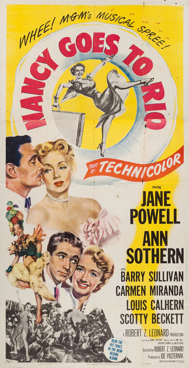 1000 piece jigsaw puzzle for the movie poster: Nancy Goes to Rio (1950) ver2