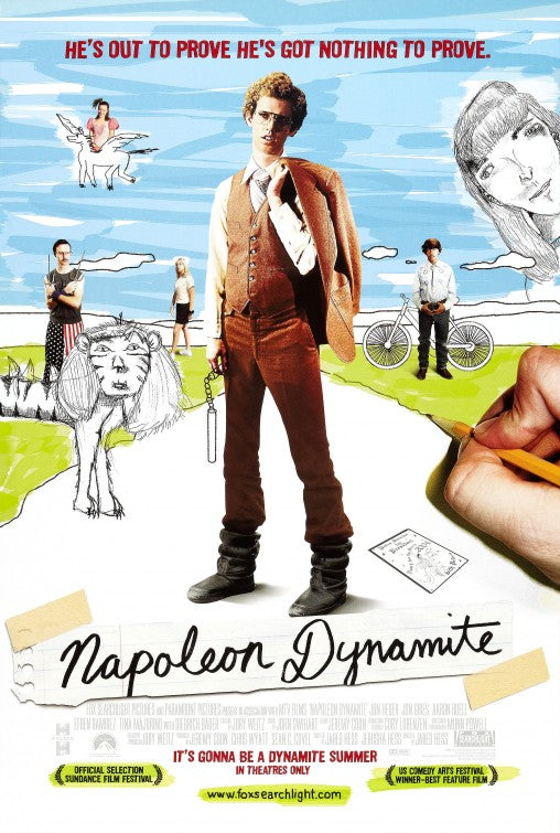 the movie poster: Napoleon Dynamite (2004)