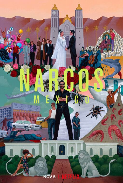 1000 piece jigsaw puzzle for tv poster: Narcos: Mexico, ver10