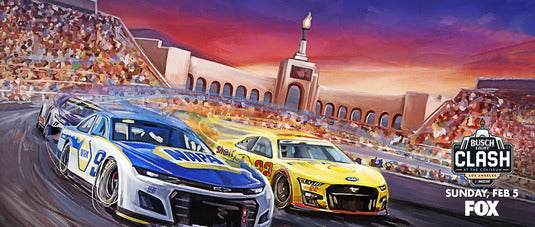 1000 piece jigsaw puzzle for tv poster: NASCAR: Clash at the Coliseum, ver3
