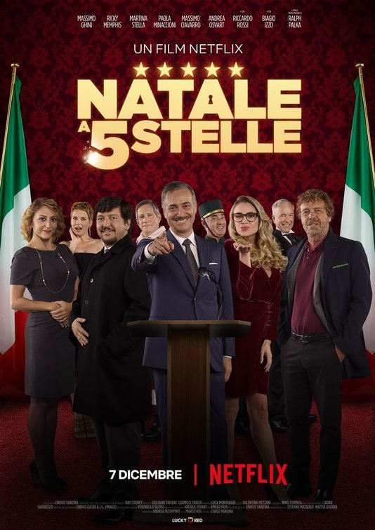 1000 piece jigsaw puzzle for tv poster: Natale a cinque stelle