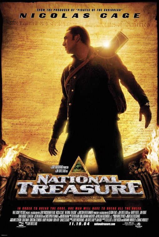 the movie poster: National Treasure (2004)