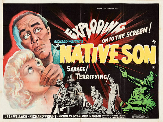 1000 piece jigsaw puzzle for the movie poster: Native Son (1951)