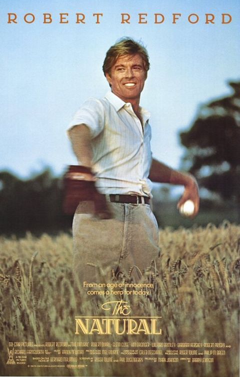 the movie poster: The Natural (1984) ver2