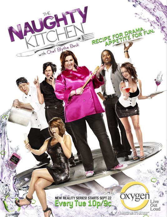 1000 piece jigsaw puzzle for tv poster: The Naughty Kitchen with Chef Blythe Beck