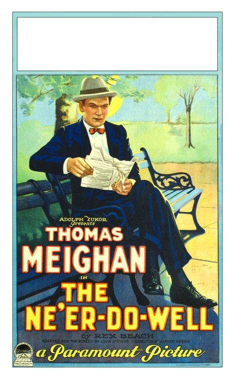 the movie poster: The Ne'er-Do-Well (1923)