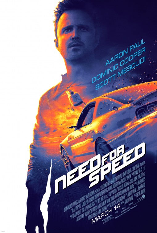 1000 piece jigsaw puzzle for the movie poster: Need for Speed (2014)