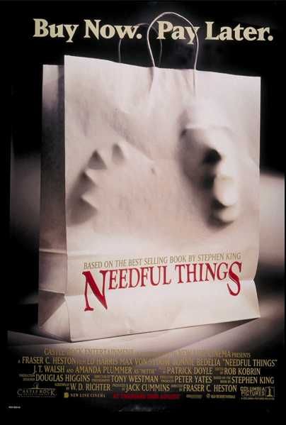 the movie poster: Needful Things (1993) ver1