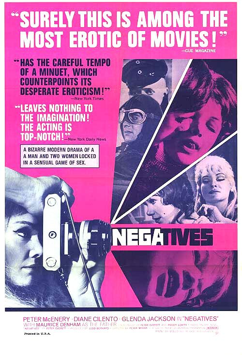the movie poster: Negatives (1968)