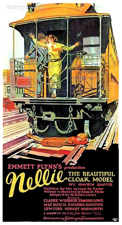 the movie poster: Nellie, the Beautiful Cloak Model (1924)