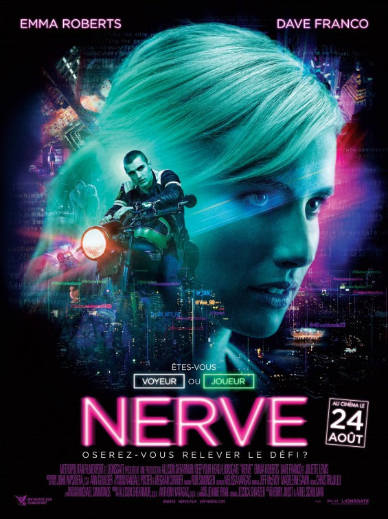 1000 piece jigsaw puzzle for the movie poster: Nerve (2016) ver15