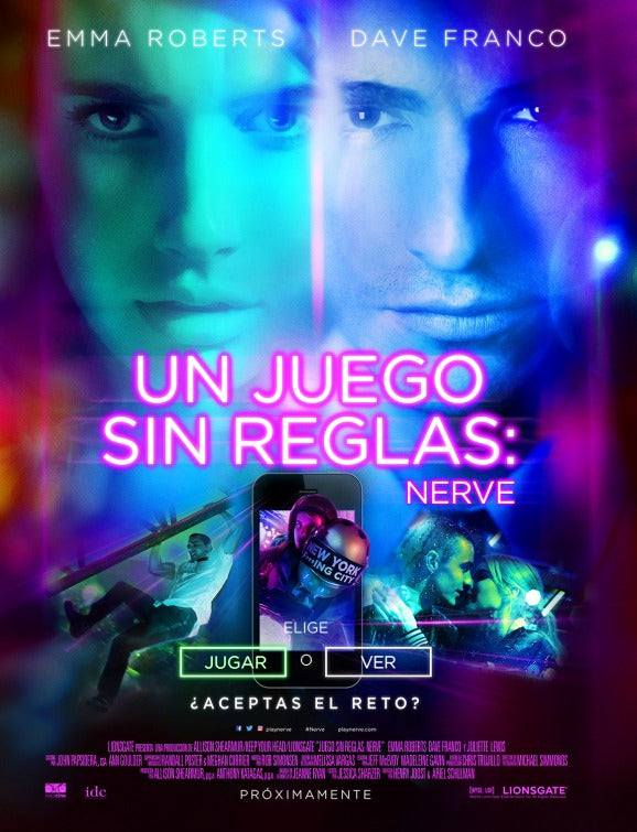 1000 piece jigsaw puzzle for the movie poster: Nerve (2016) ver18