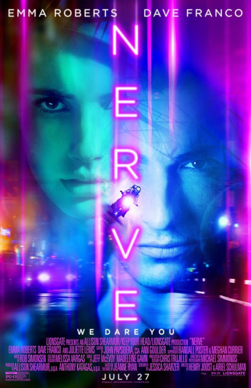 1000 piece jigsaw puzzle for the movie poster: Nerve (2016) ver9