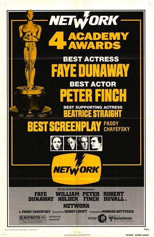 the movie poster: Network (1976) ver2