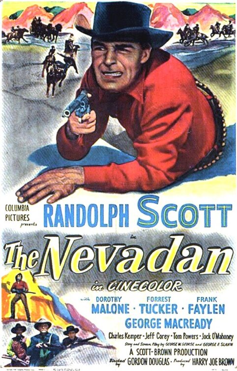 1000 piece jigsaw puzzle for the movie poster: The Nevadan (1950)