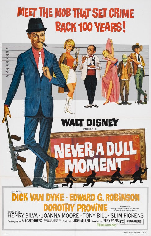1000 piece jigsaw puzzle for the movie poster: Never a Dull Moment (1968)