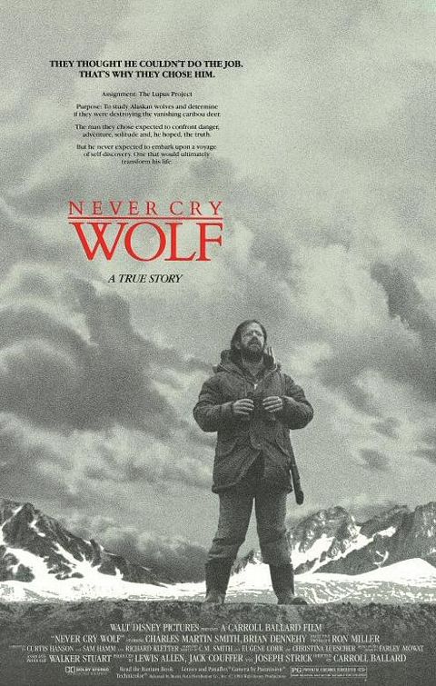 the movie poster: Never Cry Wolf (1983) ver2
