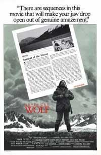 the movie poster: Never Cry Wolf (1983) ver3