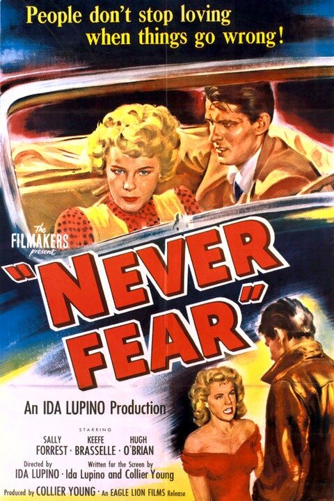 1000 piece jigsaw puzzle for the movie poster: Never Fear (1950)