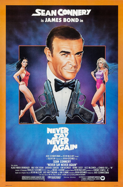 the movie poster: Never Say Never Again (1983)