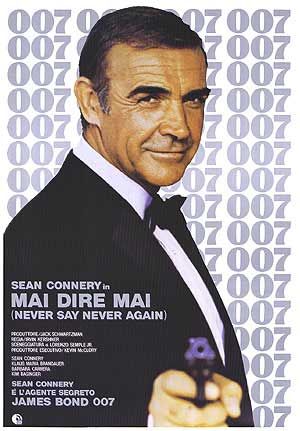 the movie poster: Never Say Never Again (1983) ver2