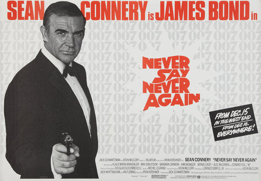 1000 piece jigsaw puzzle for the movie poster: Never Say Never Again (1983) ver5