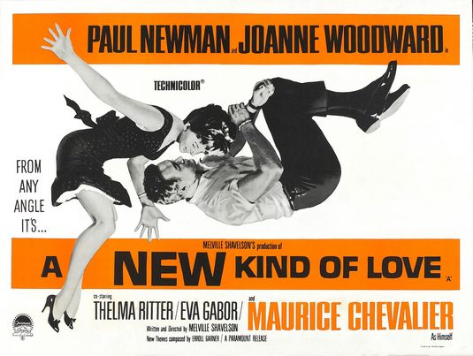 the movie poster: A New Kind of Love (1963) ver2