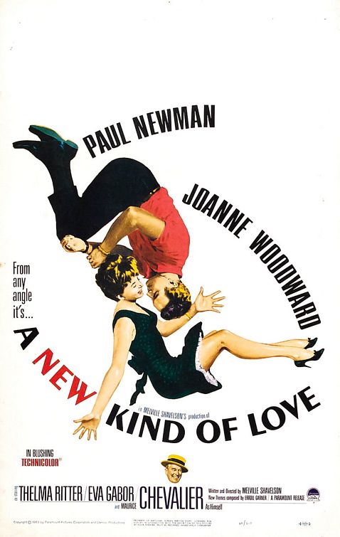 the movie poster: A New Kind of Love (1963) ver3
