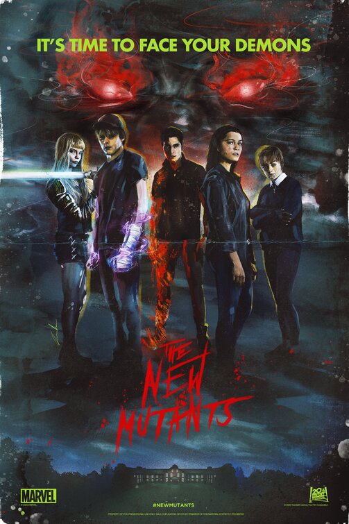 1000 piece jigsaw puzzle for the movie poster: The New Mutants (2020) ver6