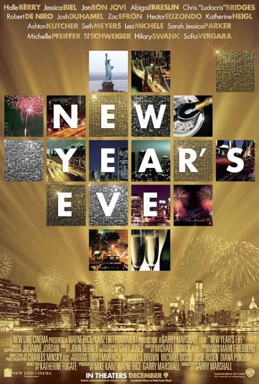 1000 piece jigsaw puzzle for the movie poster: New Year's Eve (2011)