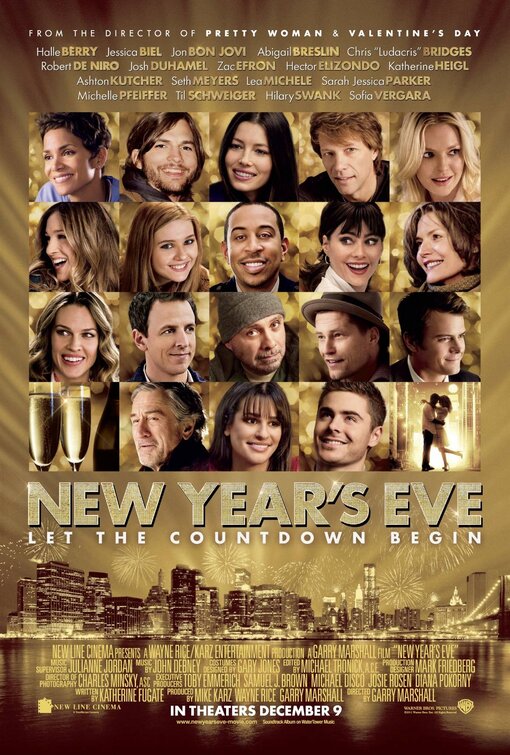 1000 piece jigsaw puzzle for the movie poster: New Year's Eve (2011) ver2