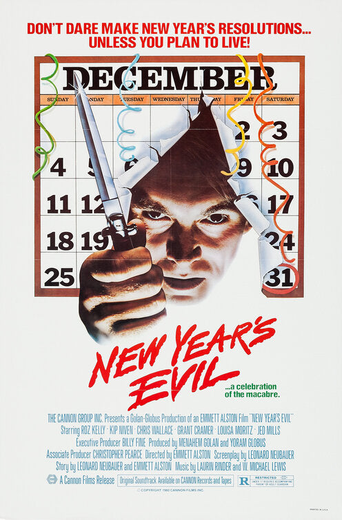 1000 piece jigsaw puzzle for the movie poster: New Year's Evil (1980)