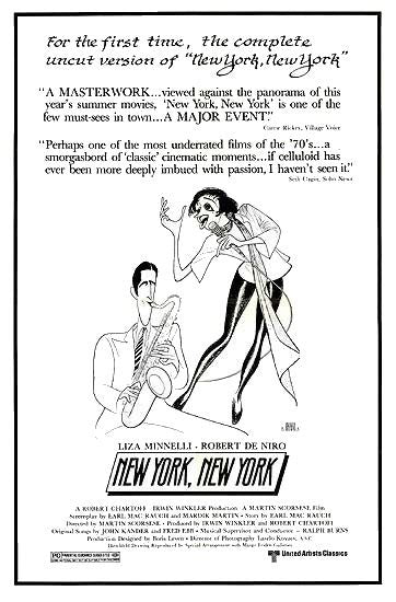 the movie poster: New York, New York (1977) ver2