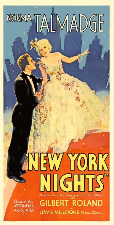 1000 piece jigsaw puzzle for the movie poster: New York Nights (1929) ver2