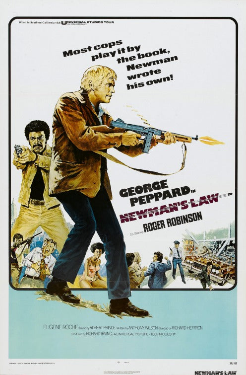 1000 piece jigsaw puzzle for the movie poster: Newman's Law (1974)