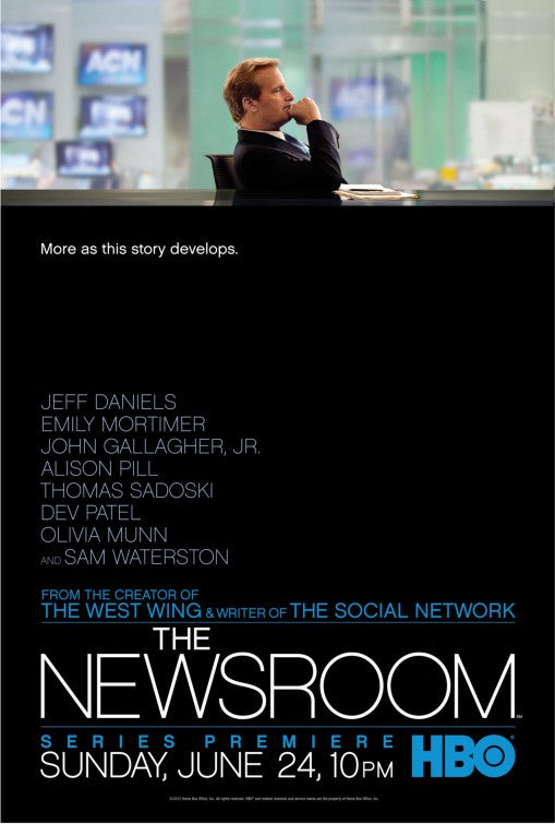 1000 piece jigsaw puzzle for tv poster: The Newsroom