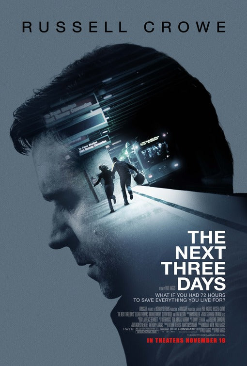 1000 piece jigsaw puzzle for the movie poster: The Next Three Days (2010) ver4