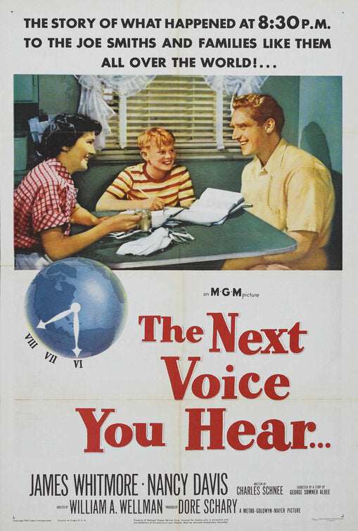 1000 piece jigsaw puzzle for the movie poster: The Next Voice You Hear... (1950)