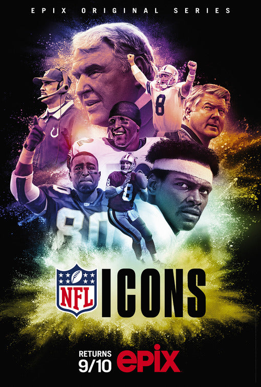 1000 piece jigsaw puzzle for tv poster: NFL Icons, ver2